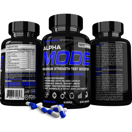 Alpha Mode™ Test booster by Life’s Armour™ All Natural Testosterone Booster – 30 Servings