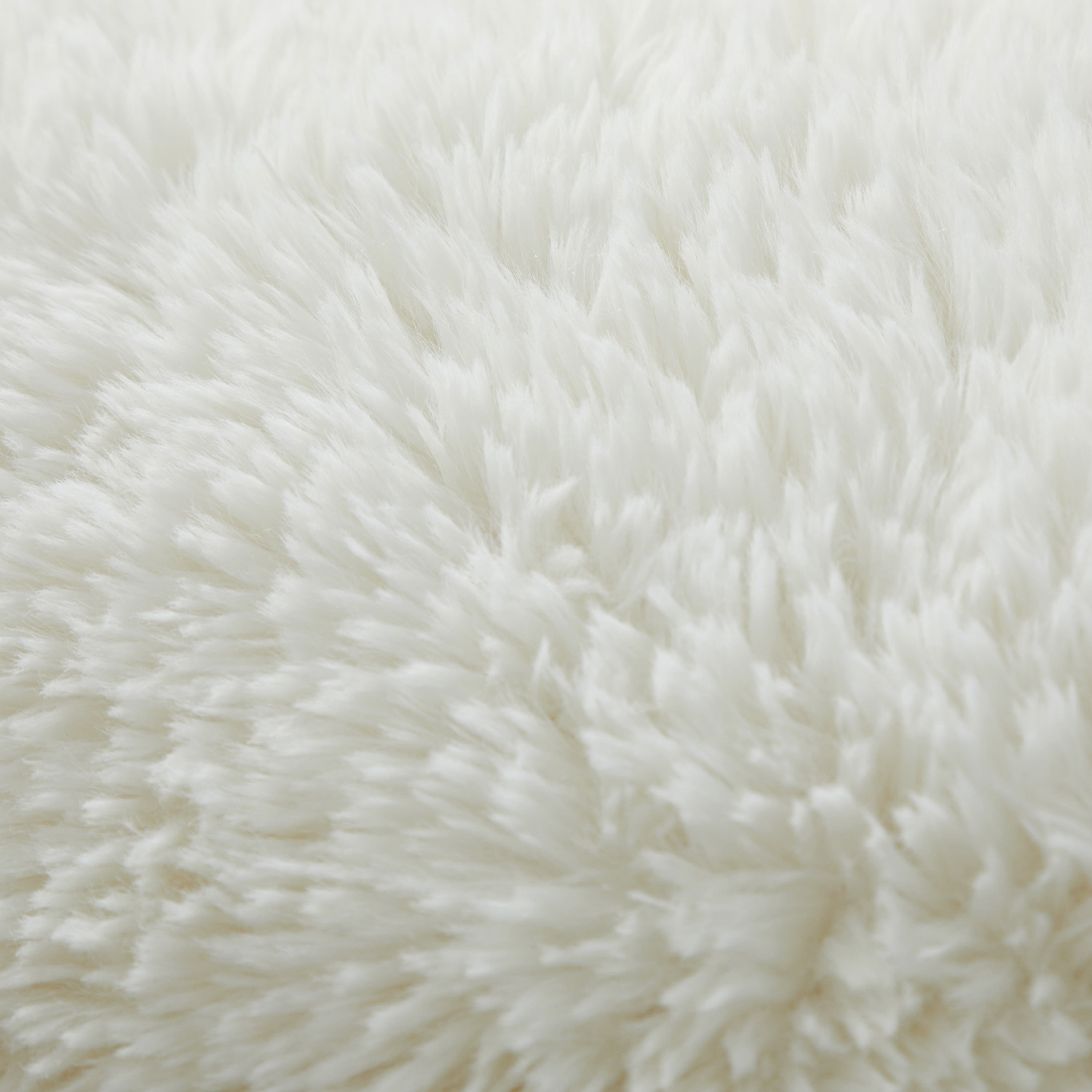 Dearfoams Luxurious Polar Bear Lumbar Pillow, 16'' x 34'', White