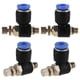 thumbnail image 1 of Conector neumático 20 piezas OD 4mm tubo M5 Control de velocidad del aire ANGGREK  Otros, 1 of 8