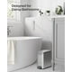 thumbnail image 4 of Bote de basura SONGMICS de acero inoxidable de 5 litros con tapa para baño, 4 of 8