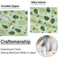 thumbnail image 4 of Avocado Throw Pillow Covers Home Decor 18x18 Inch, Avocado Decorative Pillowcase Cushion Cover for Bed Sofa Couch, 2 Sets, 4 of 6