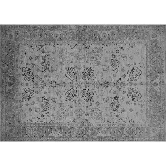 Ahgly Company Indoor Rectangle Oriental Gray Traditional Area Rugs, 3' x 5'