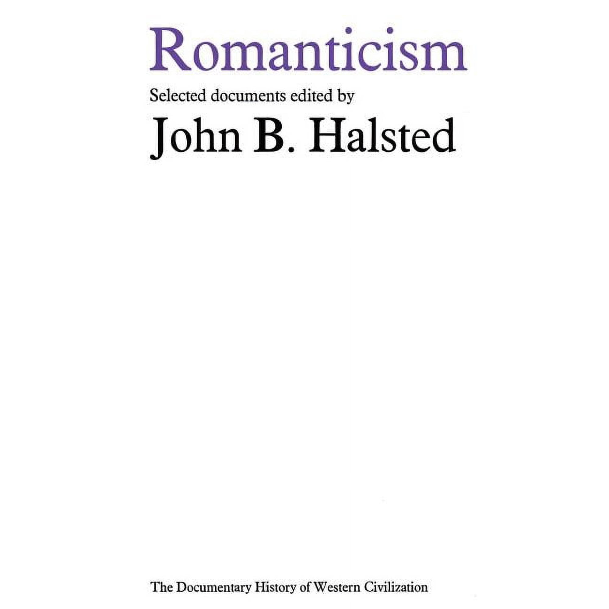 Document History of Western Civilization Romanticism (Paperback)