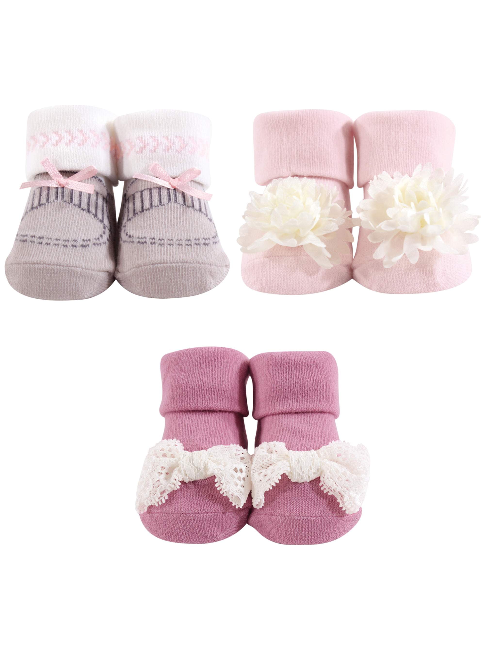 Hudson Baby Socks Gift Set 3pc (Baby Girls)