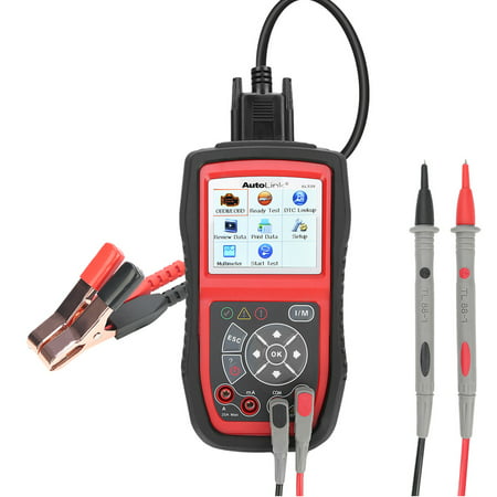 Autel Autolink AL539B OBD2 Scanner, Avometer, Car Battery Tester 3-in-1 for Automotive OBDII Diagnosis & Electrical (Best Automotive Battery Tester)