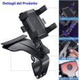 thumbnail image 5 of Soporte para teléfono CHAO para automóvil espejo retrovisor multifunción con abrazadera de resorte ajustable 360, 5 of 5