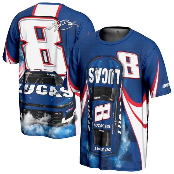 Youth ProSphere Blue Kyle Busch All Over Print T-Shirt