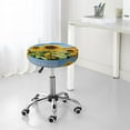 thumbnail image 7 of Naloa Sky Golden Sunflower Field B Round Bar Stool Cushion Cover 12-14 inch, Fits Kitchen, Office, Restaurant Chairs - {sizeName}12 inch, 7 of 7