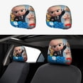 thumbnail image 1 of El Bebé Jefazo 3 Funda Protectora Universal para Reposacabezas de Coche, Funda Elástica para Reposacabezas de Asiento de Auto, Funda de Tela Antipolvo, Accesorios de Interior 2 Piezas, 1 of 6