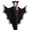 Black, variant on Bat for Kids Glow in Dark Long Sleeve Hooded Jumpsuit Unisex Girls Halloween Outfit Party Dress up Clothes Size 4-12 Years