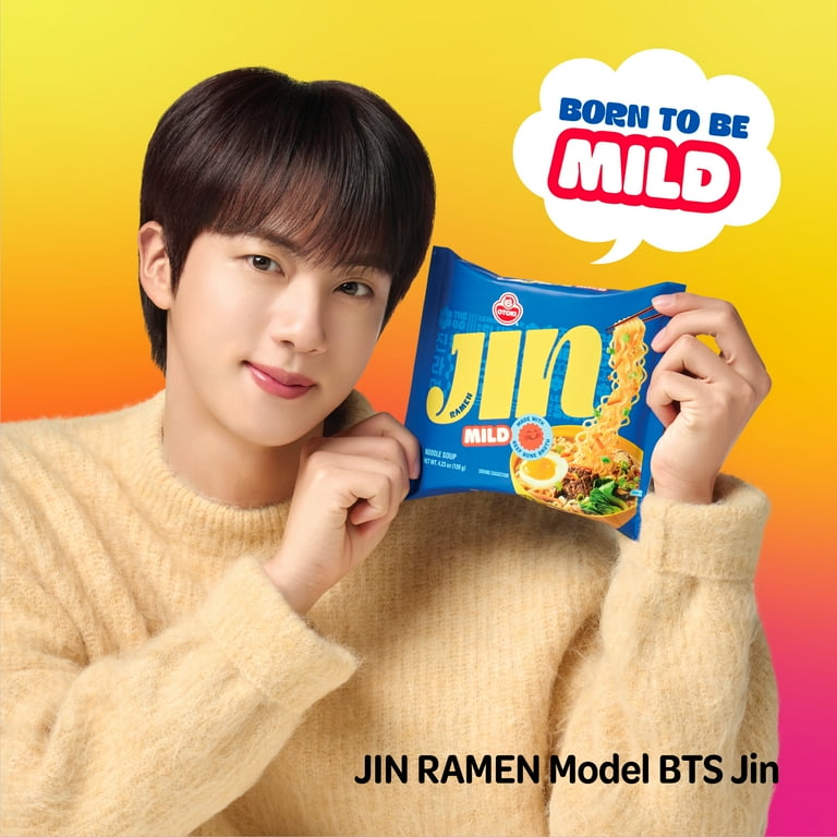 Jin Ramen Mild Noodle Soup 4 - 4.23 oz Packages