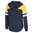thumbnail image 3 of Girls Youth Colosseum Navy Michigan Wolverines Reflection Hoodie Long Sleeve T-Shirt, 3 of 3