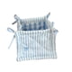 thumbnail image 2 of Organizador de Escritorio | Contenedor de Almacenamiento de Algodón para Refrigerios y Cosméticos | Contenedor Portátil de Tela Azul para Dormitorio, Baño, Oficina y Dormitorio | Soporte para Juguete, 2 of 6