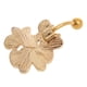 thumbnail image 5 of Flor / Tortuga / Cristal Botón de Botón de Barra de Joyas para El Cuerpo, 5 of 5