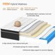 thumbnail image 2 of King Size Mattress Mattresses for Sleeping Pressure Relief and Motion Isolation 12 Inch Firm King Mattress in a Box Matress Bed My Lux Decor Round, 2 of 6