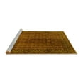 thumbnail image 2 of Ahgly Company Machine Washable Indoor Rectangle Persian Yellow Traditional Area Rugs, 7' x 9', 2 of 4