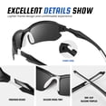 thumbnail image 2 of Gafas de sol deportivas XVXV polarizadas con protección UV400 para hombre, 2 of 5