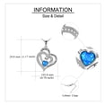 thumbnail image 4 of ONEFINITY Sister Necklace Sterling Silver Heart Pendant Jewelry Gifts for Friend Sister, 4 of 6