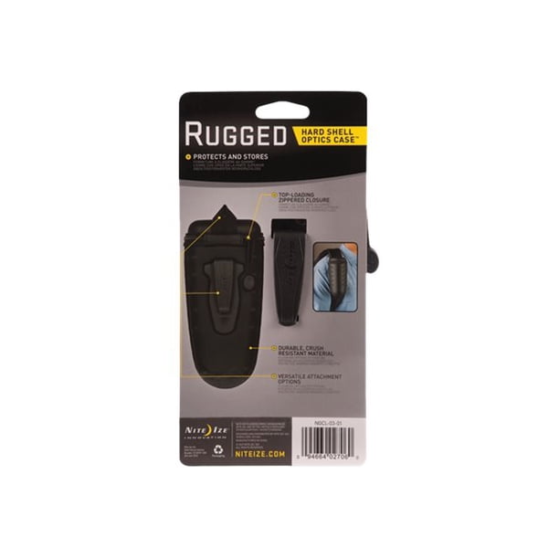 Custodia Rigida Nite Ize Per Occhiali Da Sole – Guscio Protettivo Large Nero, Uomo