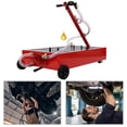thumbnail image 4 of TFCFL Low Profile Oil Drain Pan 20 Gallon Oil Change Pan Cart with Manual Rotary Pump and Universal Wheels, 4 of 12