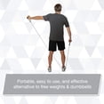 thumbnail image 3 of Tubos de Resistencia THERABAND Plata súper Pesado con Asas y Anclaje para Terapia Física y Pilates, 3 of 5