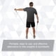 thumbnail image 3 of Tubos de Resistencia THERABAND Plata súper Pesado con Asas y Anclaje para Terapia Física y Pilates, 3 of 5