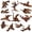 Mopani Driftwood (4.1-7.2 inch - 12 Pcs), variant on Mopani Driftwood (4.1-7.2 inch - 12 Pcs) Aquarium Habitat Decoration