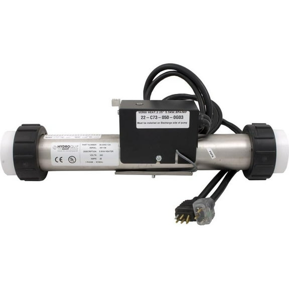 Heater, VersiHeat, HQ Elec CS9408, 13" x 2", 230v, 5.5kW