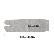 SnnmBlm Flop Socks Tabi Split Toe Socks Toe Socks for Men Women Supplies Black 2 Pairs