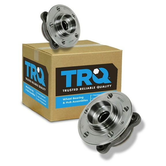 TRQ Front Wheel Hubs & Bearings Left & Right Pair Set of 2 for 03-07 Volvo XC90 BHA53469