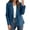 Blue, variant on Women Blazer Jacket Button Coat, Notch Lapel Relaxed Long Sleeve Office Suit Outerwear with Pockets White Fleece Rain Jacket XL