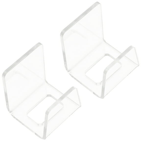 OUNONA 2 Pcs Multi-Functional Kitchen Sink Sponge Holder Acrylic Sponge Organizer For Quick Drying Efficient Dishcloths Rack Kitchen Organizer