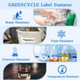 thumbnail image 5 of GREENCYCLE 6PK Compatible for DYMO D1 45013 45013S S0720530 12mm Black on White Label Maker Tape, 5 of 8