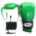 thumbnail image 6 of Woldorf USA Water Resistant Nylon Boxing Gloves Kickboxing Muay Thai Punching Bag Gloves Vinyl Green - Durable Boxing Gloves - Multi-Layered Foam Padding Offers Unbeatable Men Women Fight Gloves 16oz, 6 of 7