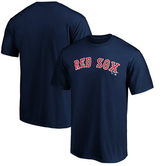 Men's Navy Boston Red Sox Official Wordmark Team T-Shirt