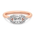 thumbnail image 4 of IGI Certified 5 Carat Cushion Shape Lab Grown Diamond Engagement Ring | 14K Rose Gold | Beatrice Marquise Side Stone Diamond Ring | FG-VS1-VS2 Quality Friendly Diamonds, 4 of 6
