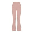 thumbnail image 6 of Gmluru Women's Lounge Pants Sports Casual Solid-Color Loose And Tight Waist Button Side Pocket Tight with Slit Cuffs Yoga Sweatpants Workout Comfy Jogger Pink S-2XL, 6 of 7