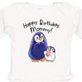 thumbnail image 4 of Inktastic Happy Birthday, Mommy- Cute Penguins Boys or Girls Long Sleeve Baby Bodysuit, 4 of 5