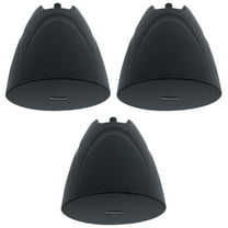 3 Rockville PEN-525T Black 5.25" 70V Hanging Pendant Speakers For Restaurant/Bar