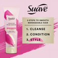thumbnail image 5 of Suave Smooth Performer Anti-Frizz Hair Styling & Shine Enhancing Cream, 4 fl oz, 5 of 7