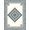 Blue Taupe Ivory, Pattern 12, variant on ODIKA 8'x10' Washable Area Rug Farmhouse Trellis Repeating Border Neutral Geometric Juniper for King Size Bedroom Under Bed, Master Suite, Non-Shedding, Easy Care