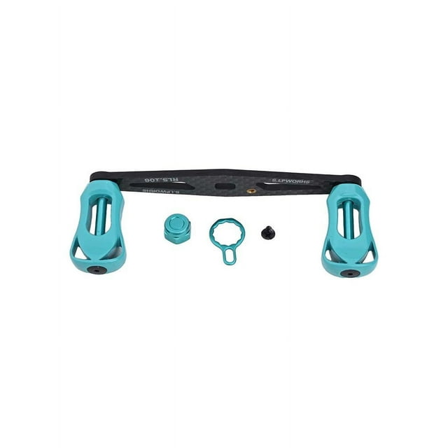 Mosiee Poignée de Moulinet Baitcasting en Fibre de Carbone avec Roulement pour Accessoires de Moulinet Daiwa Straight Board