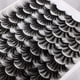 thumbnail image 5 of Pestañas postizas LANFLOWER, 25 mm, volumen dramático, 20 pares, 5 of 7