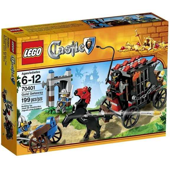 Pre-Owned LEGO Castle Gold Getaway Play Set