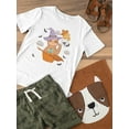 thumbnail image 3 of Cute Halloween Sloth In Basket T-Shirt Toddler -Image by Shutterstock,  5 Toddler, 3 of 4