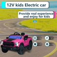 thumbnail image 4 of iRerts 24V Kids Ride on Toy UTV, Ride on Cars with Remote Control, Bluetooth Music, 4 Wheel Suspension, Rear Storage Space, Electric Vehicles Cars for Kids Boys Girls Gifts 3-6 Year Old, Pink, 4 of 11