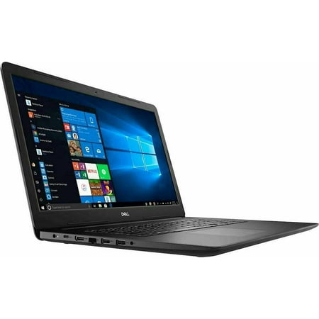 Dell Inspiron 17 3000 Laptop 17.3" Non-touch FHD with webcam, Intel Core i7-1065G7, 8GB RAM, 2TB 5400 RPM, Intel Iris Plus Graphics, DVD-RW, Windows 10, Black - I3793-7050BLK-PUS