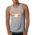 thumbnail image 1 of Wild Bobby City of Houston Baseball Fantasy Fan Sports Men's Tank Top, Heather Grey, X-Large, 1 of 6