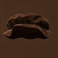 thumbnail image 2 of Medieval Tudor Flat Cap Faux Suede Beret Hat Renaissance Festival Costume Accessories for Men Women Brown Free Size, 2 of 5