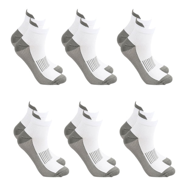 Minnieouse 6 pares de fibras acrílicas, ajuste transpirable, duraderas, de fibras acrílicas suaves, Colorfast, ajuste para todos los pies, Medias Negro METRO